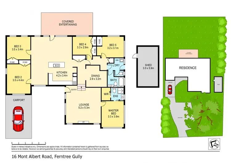 Floorplan of Homely house listing, 16 Mont Albert Road, Ferntree Gully VIC 3156