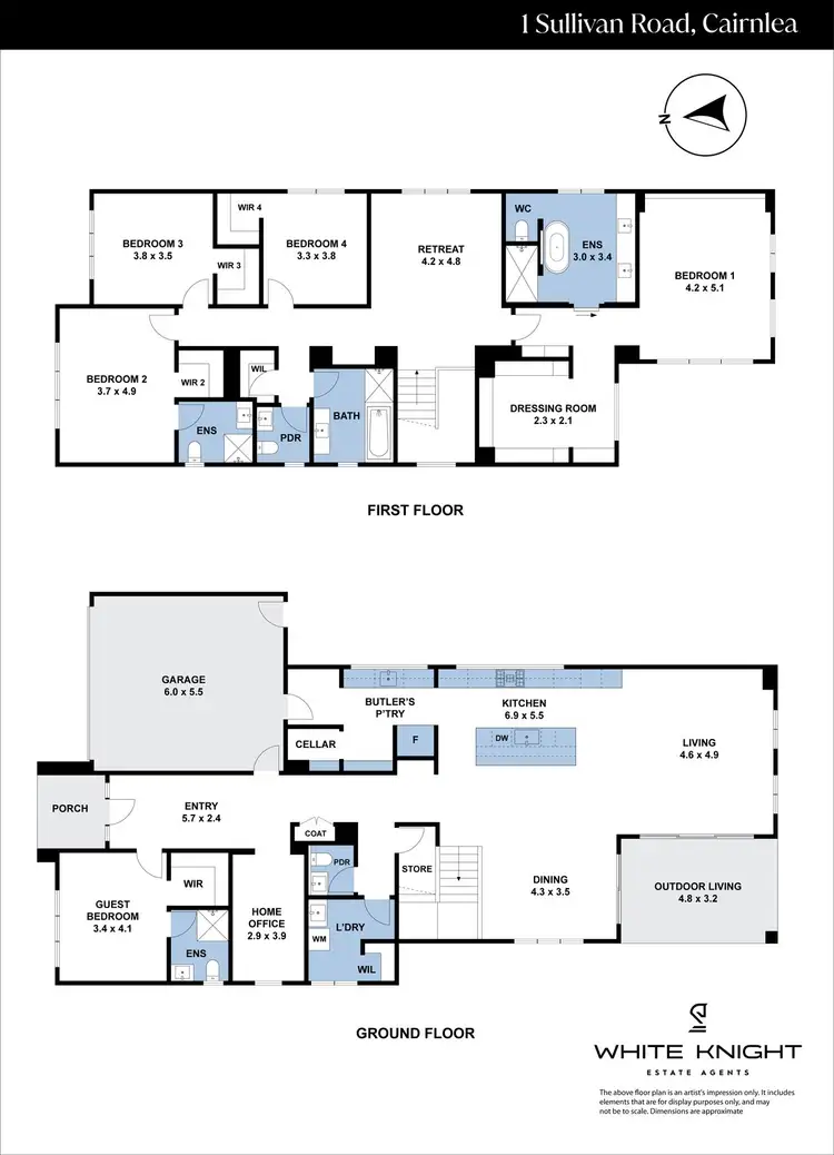 Floorplan of Homely house listing, 1 Sullivan Road, Cairnlea VIC 3023