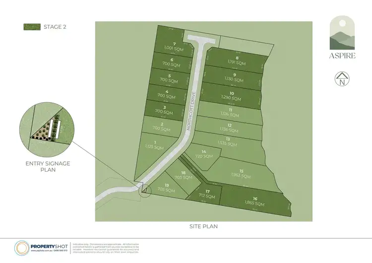 Floorplan of Homely land listing, LOT ASPIRE, 1A Northcott Drive, Goonellabah NSW 2480