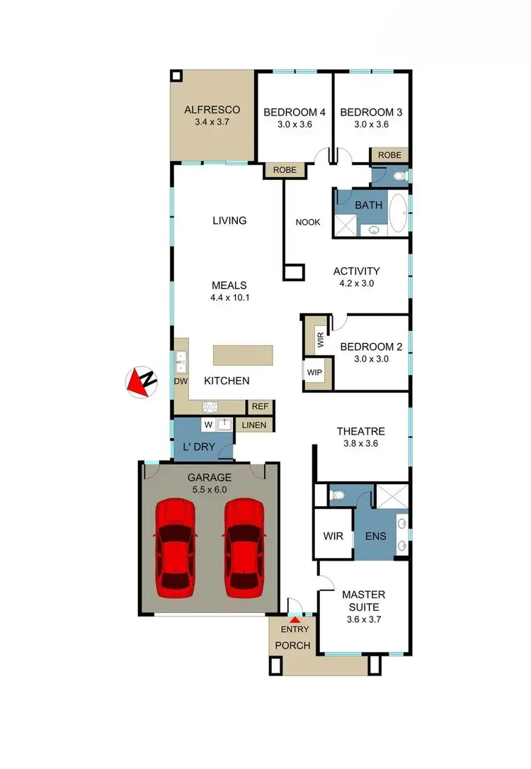 Floorplan of Homely house listing, 12 Amira Road, Greenvale VIC 3059