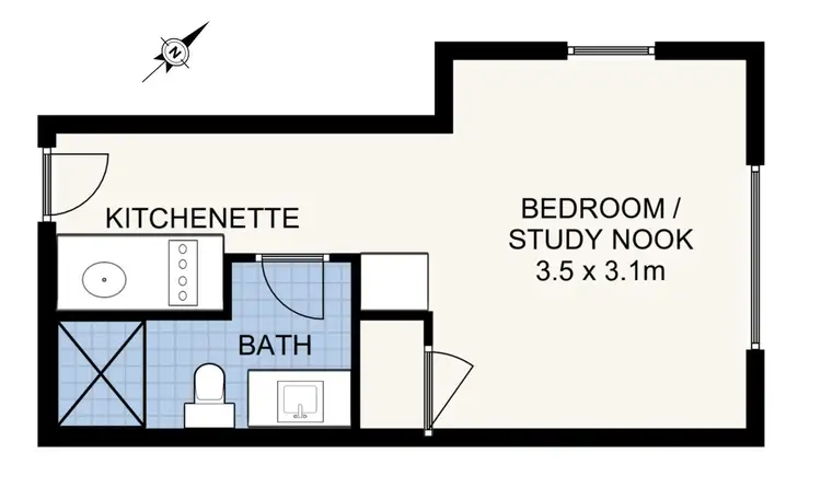 Floorplan of Homely apartment listing, 514/108 Margaret Street, Brisbane City QLD 4000