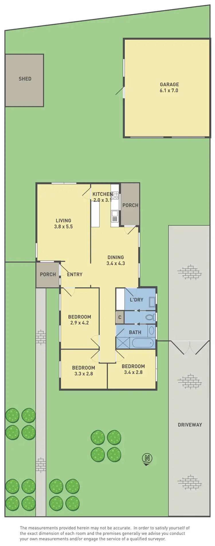 Floorplan of Homely house listing, 37 Learmonth Crescent, Sunshine West VIC 3020