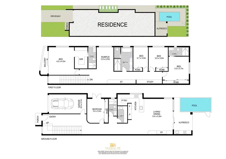Floorplan of Homely semi-detached listing, 238 The Boulevarde, Smithfield NSW 2164