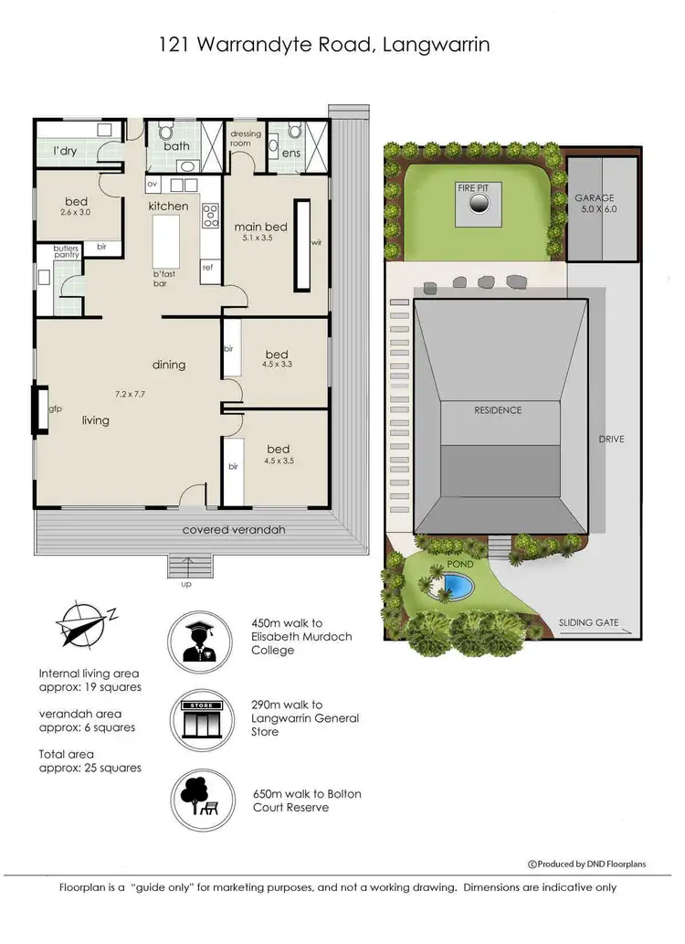 Floorplan of Homely house listing, 121 Warrandyte Road, Langwarrin VIC 3910