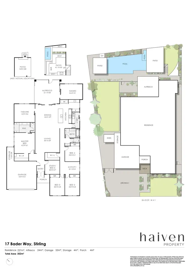 Floorplan of Homely house listing, 17 Bader Way, Stirling WA 6021