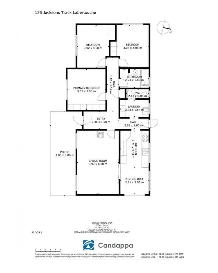 Floorplan of Homely house listing, 135 Jacksons Track, Labertouche VIC 3816