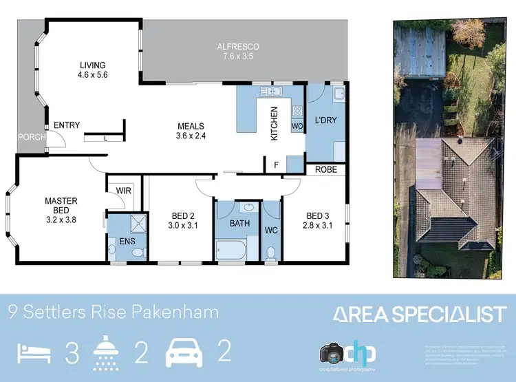 Floorplan of Homely house listing, 9 Settlers Hill Rise, Pakenham VIC 3810