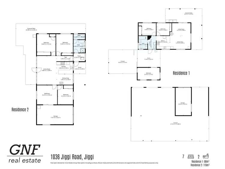 Floorplan of Homely rural property listing, 1036 Jiggi Road, Jiggi NSW 2480