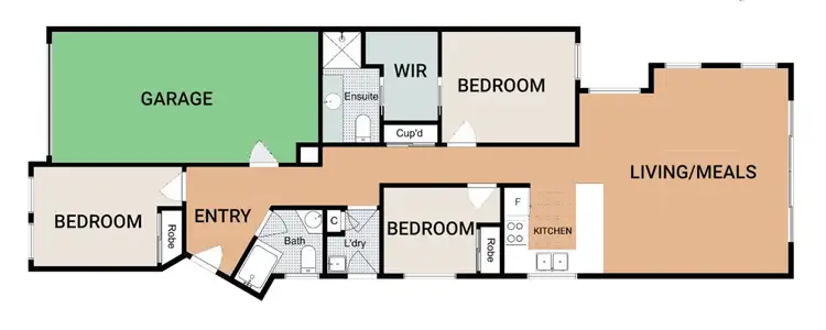 Floorplan of Homely house listing, 6/13 Silverdale Drive, Darley VIC 3340