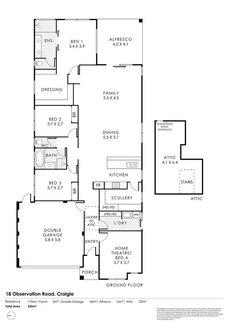 Floorplan of Homely house listing, 18 Observation Road, Craigie WA 6025