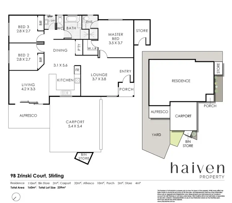 Floorplan of Homely house listing, 9B Zrinski Court, Stirling WA 6021