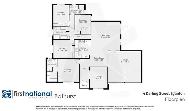 Floorplan of Homely house listing, 4 Darling Street, Eglinton NSW 2795