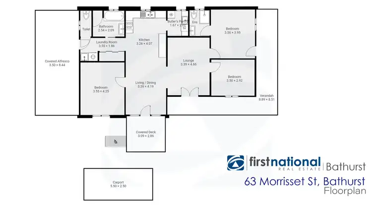 Floorplan of Homely house listing, 63 Morrisset Street, Bathurst NSW 2795