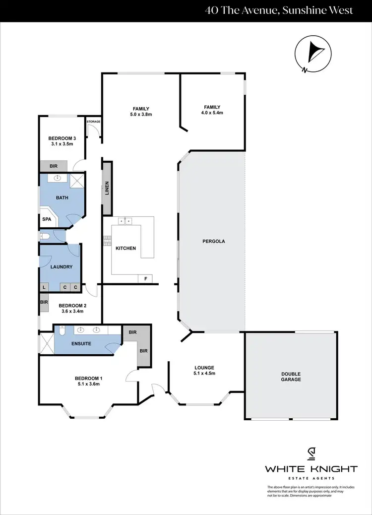 Floorplan of Homely house listing, 40 The Avenue, Sunshine West VIC 3020