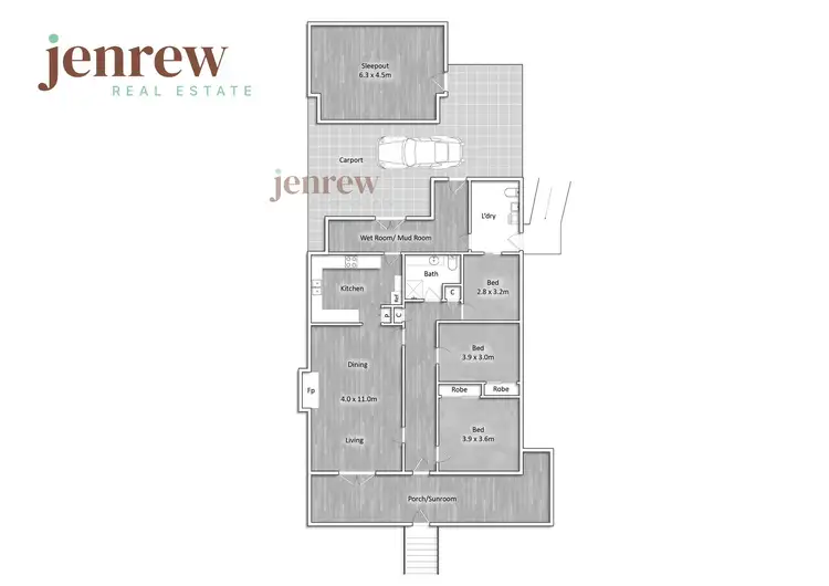 Floorplan of Homely house listing, 1 Croft Avenue, Devonport TAS 7310