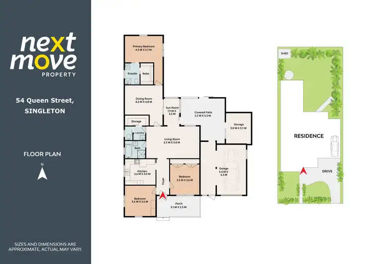 Floorplan of Homely house listing, 54 Queen Street, Singleton NSW 2330