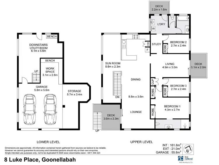 Floorplan of Homely house listing, 8 Luke Place, Goonellabah NSW 2480