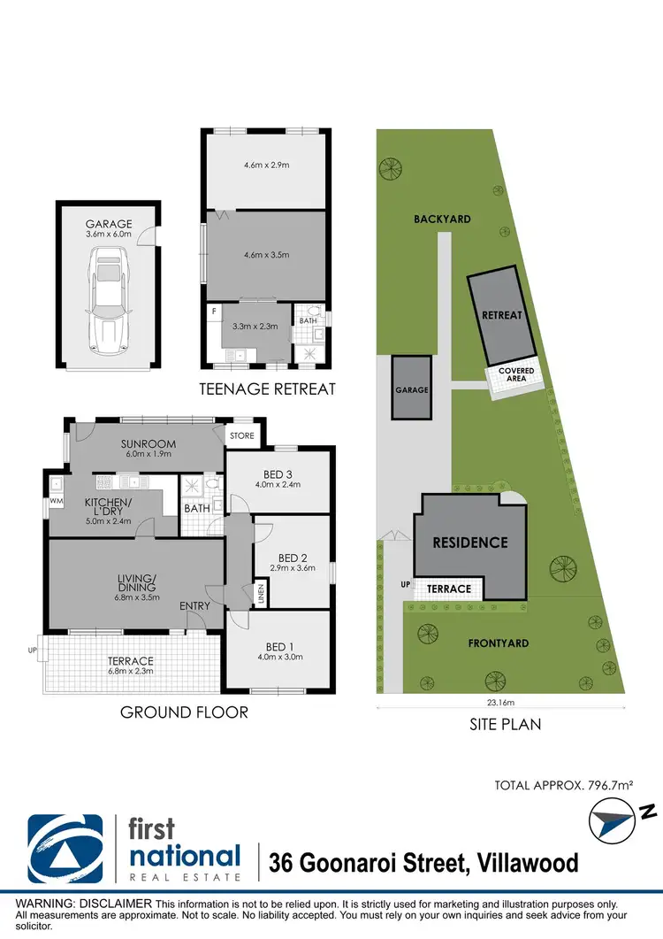 Floorplan of Homely house listing, 36 Goonaroi Street, Villawood NSW 2163