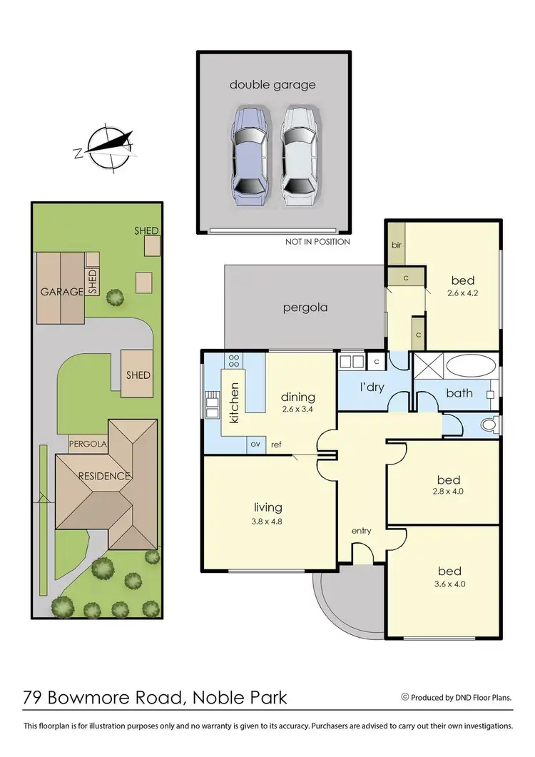Floorplan of Homely house listing, 79 Bowmore Road, Noble Park VIC 3174