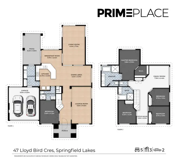 Floorplan of Homely house listing, 47 Lloyd Bird Crescent, Springfield Lakes QLD 4300