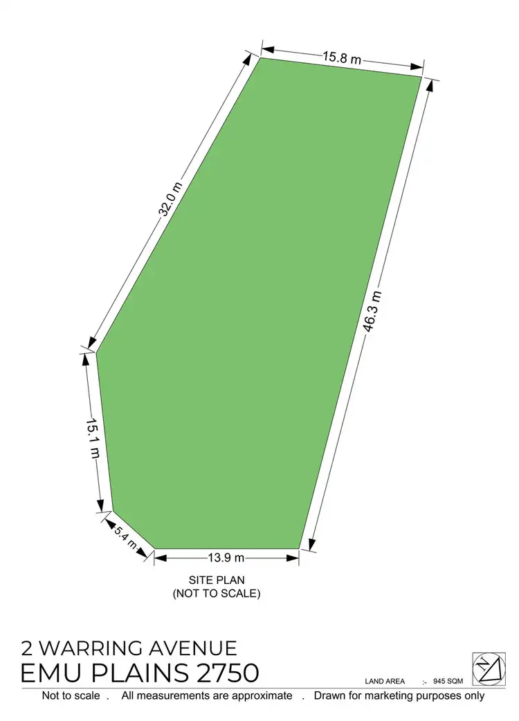 Floorplan of Homely land listing, 2 Warring Avenue, Emu Plains NSW 2750