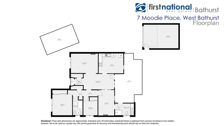 Floorplan of Homely house listing, 7 Moodie Place, West Bathurst NSW 2795