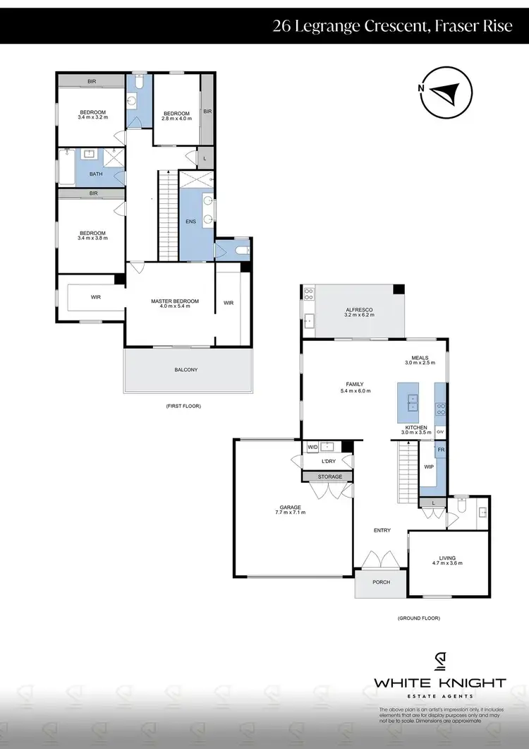 Floorplan of Homely house listing, 26 Legrange Crescent, Fraser Rise VIC 3336