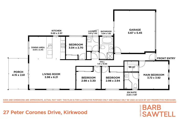 Floorplan of Homely house listing, 27 Peter Corones Drive, Kirkwood QLD 4680