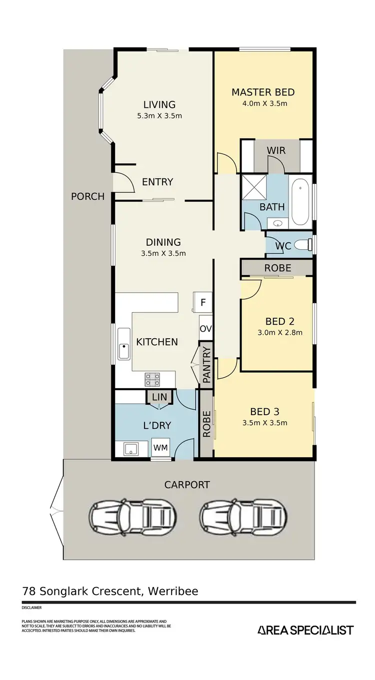 Floorplan of Homely house listing, 78 Songlark Crescent, Werribee VIC 3030