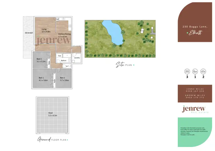 Floorplan of Homely house listing, 230 Buggs Lane, Elliott TAS 7325