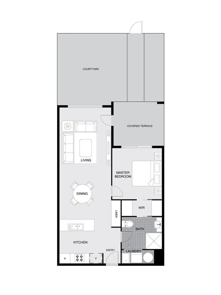 Floorplan of Homely apartment listing, 20/28 Watson Street, Turner ACT 2612