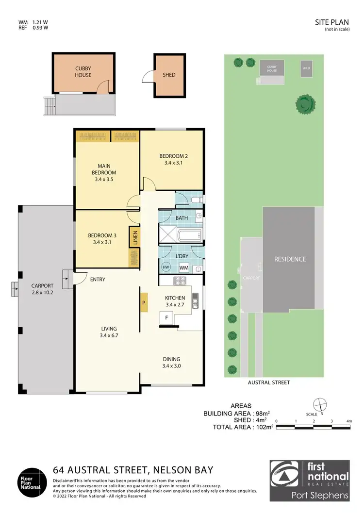 Floorplan of Homely house listing, 64 Austral Street, Nelson Bay NSW 2315