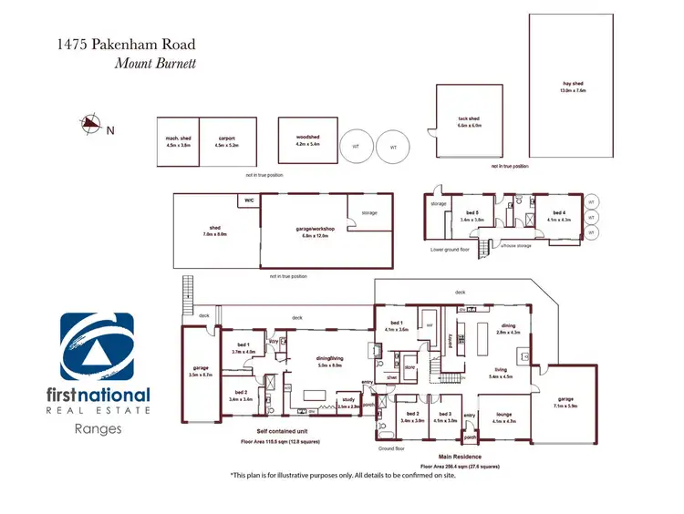Floorplan of Homely rural property listing, 1475 Pakenham Road, Mount Burnett VIC 3781