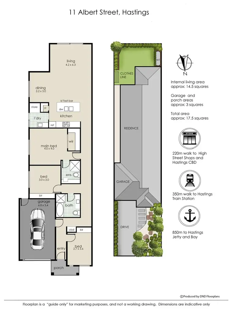 Floorplan of Homely unit listing, 11 Albert Street, Hastings VIC 3915