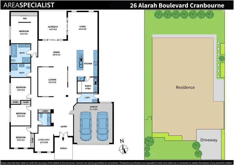 Floorplan of Homely house listing, 26 Alarah Boulevard, Cranbourne West VIC 3977