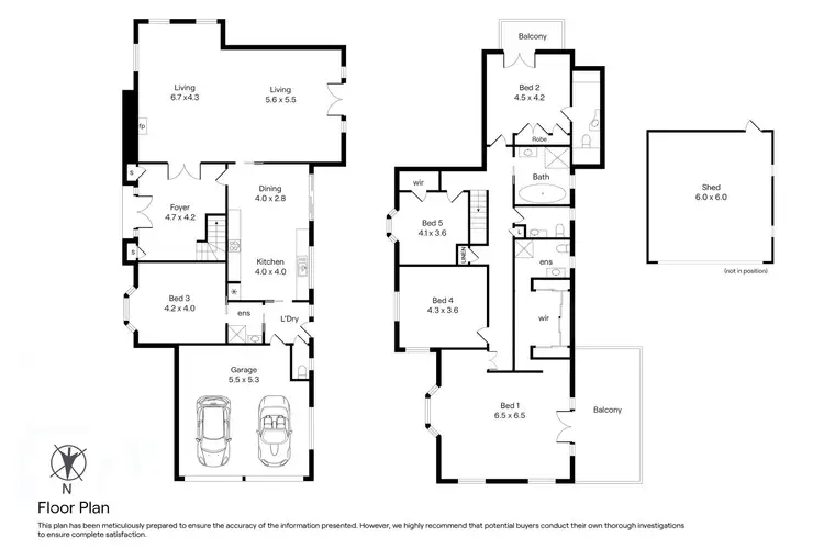 Floorplan of Homely house listing, 1/24 Magnet Lane, New Gisborne VIC 3438