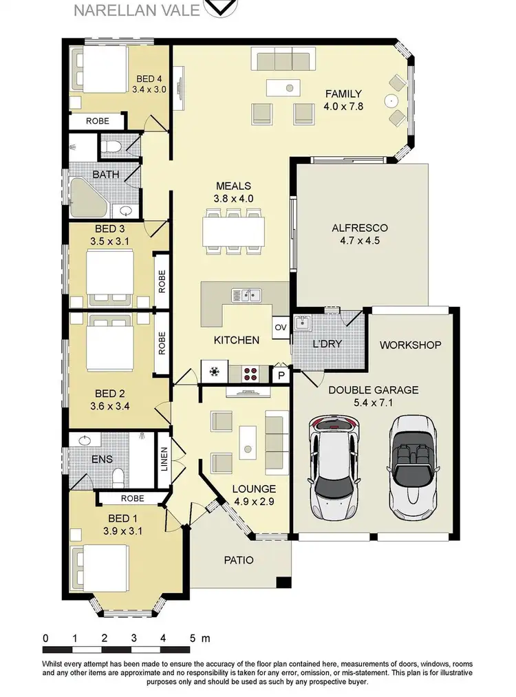 Floorplan of Homely house listing, 20 Welsh Place, Narellan Vale NSW 2567