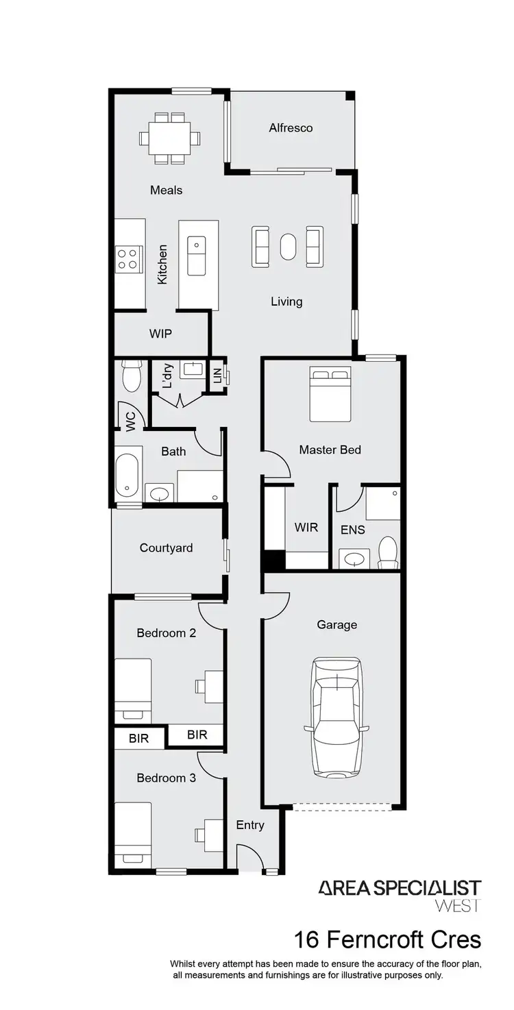 Floorplan of Homely house listing, 16 Rockfern Crescent, Diggers Rest VIC 3427