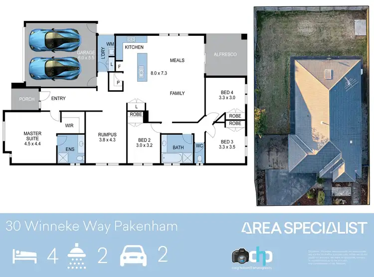 Floorplan of Homely house listing, 30 Winneke Way, Pakenham VIC 3810
