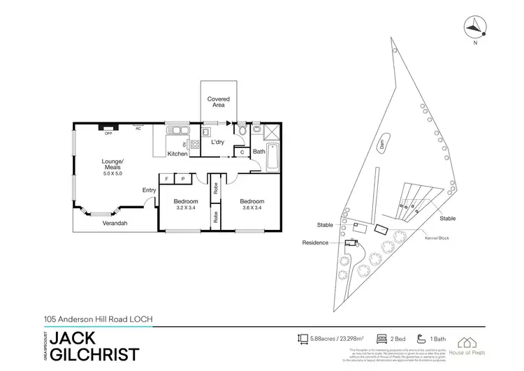 Floorplan of Homely rural property listing, 105 Anderson Hill Road, Loch VIC 3945