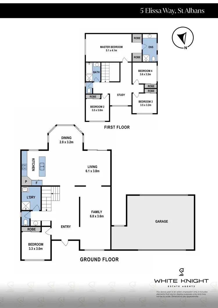 Floorplan of Homely house listing, 5 Elissa Way, St Albans VIC 3021