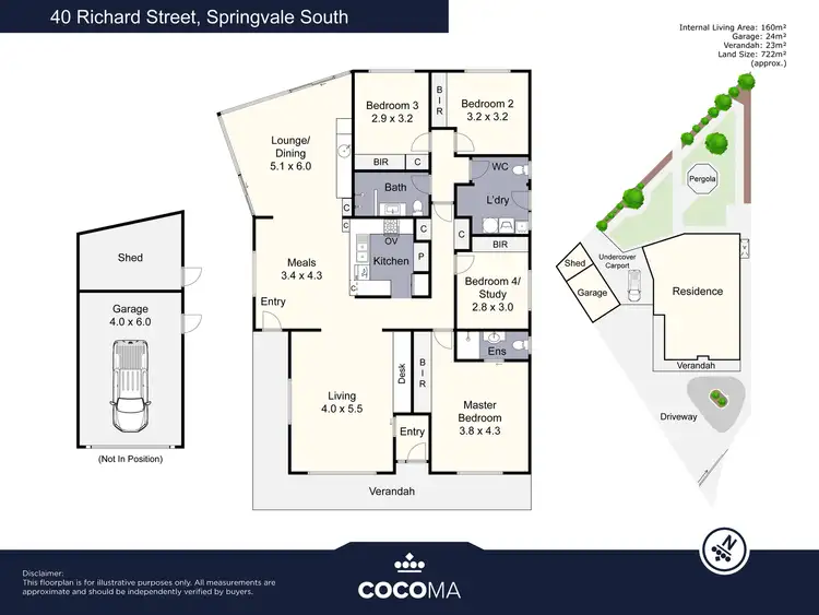 Floorplan of Homely house listing, 40 Richard Street, Springvale South VIC 3172