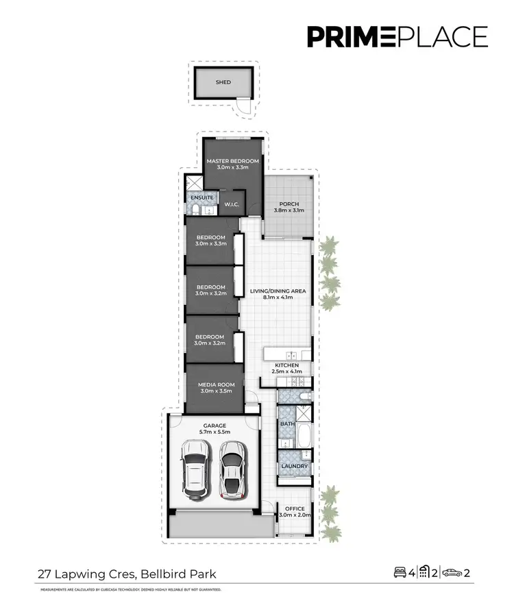 Floorplan of Homely house listing, 27 Lapwing Crescent, Bellbird Park QLD 4300