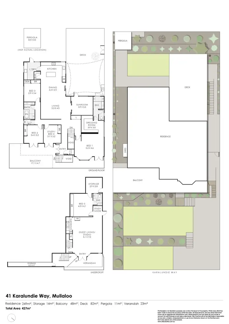 Floorplan of Homely house listing, 41 Karalundie Way, Mullaloo WA 6027