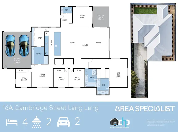 Floorplan of Homely house listing, 16A Cambridge Street, Lang Lang VIC 3984