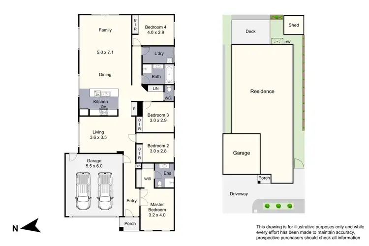 Floorplan of Homely house listing, 28 Dahlia Crescent, Keysborough VIC 3173