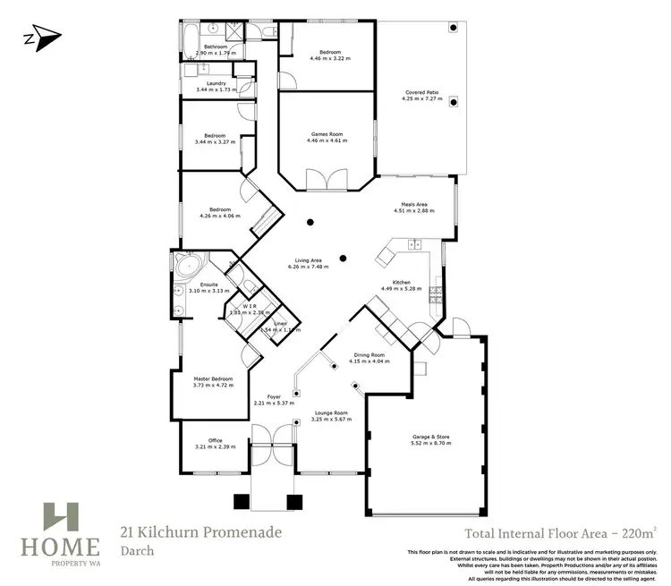 Floorplan of Homely house listing, 21 Kilchurn Promenade, Darch WA 6065