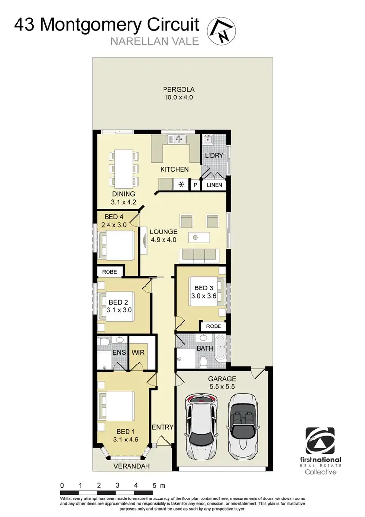 Floorplan of Homely house listing, 43 Montgomery Circuit, Narellan Vale NSW 2567