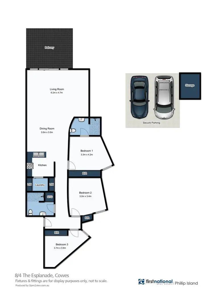 Floorplan of Homely apartment listing, 8/4 The Esplanade, Cowes VIC 3922