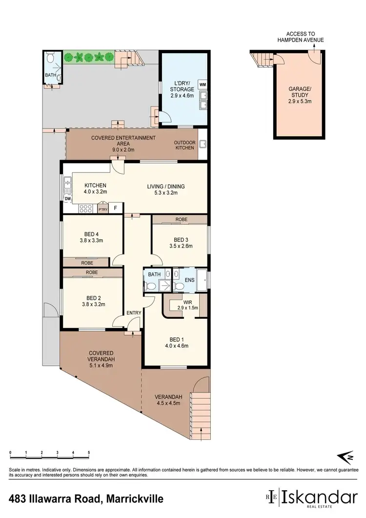 Floorplan of Homely house listing, 483 Illawarra Road, Marrickville NSW 2204